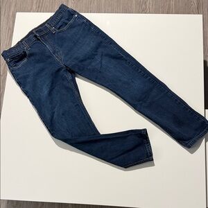 Levi's Strauss Premium 502 Selvedge Medium Blue Mens Denim Jeans Size 33x30